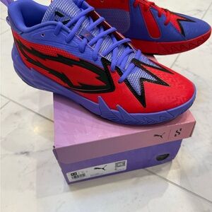 Puma Scoot Zeros Pred 31035401 Mens Purple Athletic Basketball Shoes